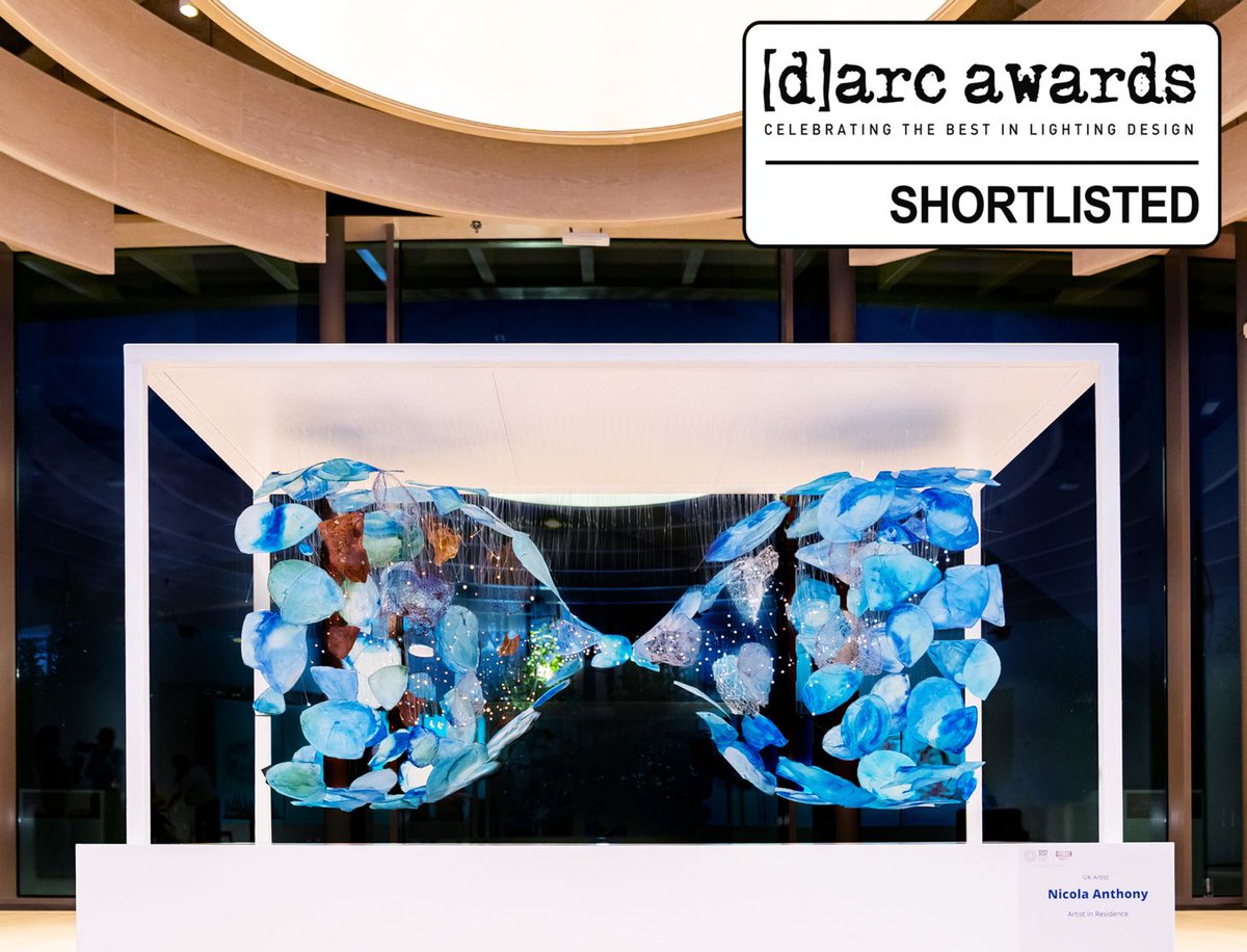 Nicola_Anthony's tweet image. I'm thrilled to be shortlisted for #DARCAwards! This piece was produced during my time as Artist-in-Residence for @UKPavilion2020. If you are in the #lightingDesign or #architectural world you are eligible to vote here and we'd really appreciate your vote! darc.awardsplatform.com/entry/vote/jBj…