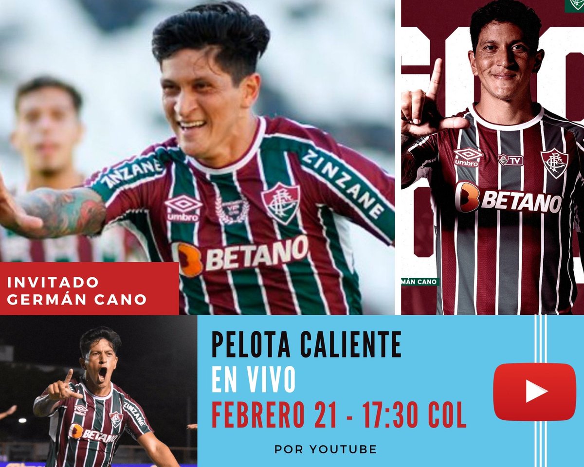 PelotaCaliente_'s tweet photo. #PelotaCaliente Se viene hoy tremendo programa, hoy estará con nosotros en vivo el 14 Germán Ezequiel Cano.

Véalo en VIVO https://t.co/SCb11ZW8YP 

Hoy nos adelantamos en el horario.
5;30 P.M. Es la cita

CON @CamiloBoterol @oscartobonc @ProduccionesFhc https://t.co/uagqj1hoNH