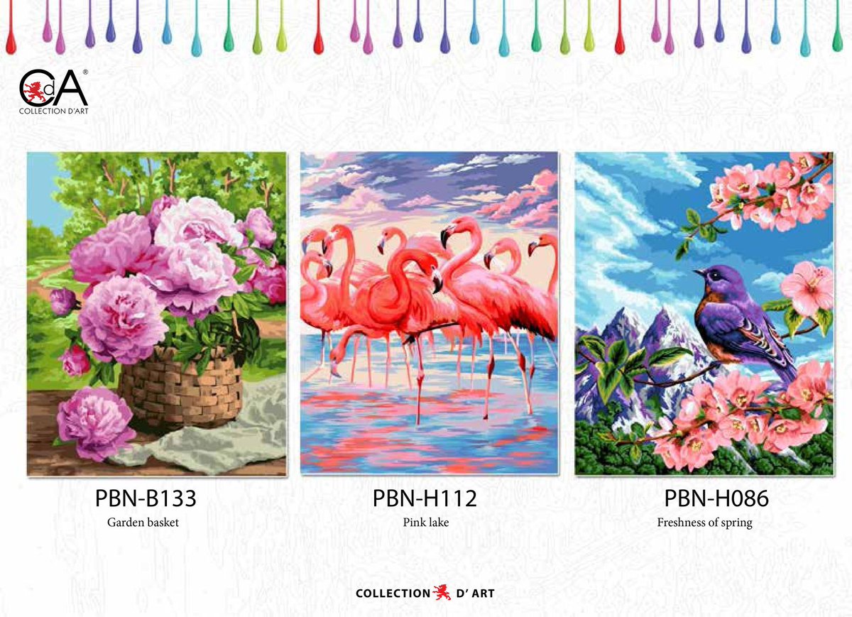 COLLECTION_dART's tweet photo. Longing for the freshness of spring? Here you are! ☀️
NEW!  Collection D’Art new painting by number kit PBN-H086
#cda #collectiondart #paintingbynumber #paintingbynumberkits #paintbynumber https://t.co/0EpjGdyAA3