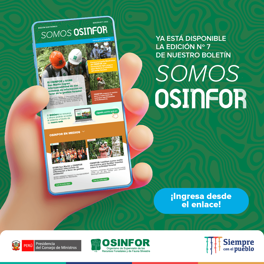 OsinforPeru's tweet photo. 🔴 Ya salió el boletín #SomosOsinfor edición n.°7
✅ Junto al GORE San Martín optimizamos el intercambio de información a favor de la gestión #ambiental.
▶️ Léelo aquí: https://t.co/SoiDtrmhjo
✉️ Suscríbete aquí: https://t.co/o3VL28FWdE https://t.co/N02qEIfADW