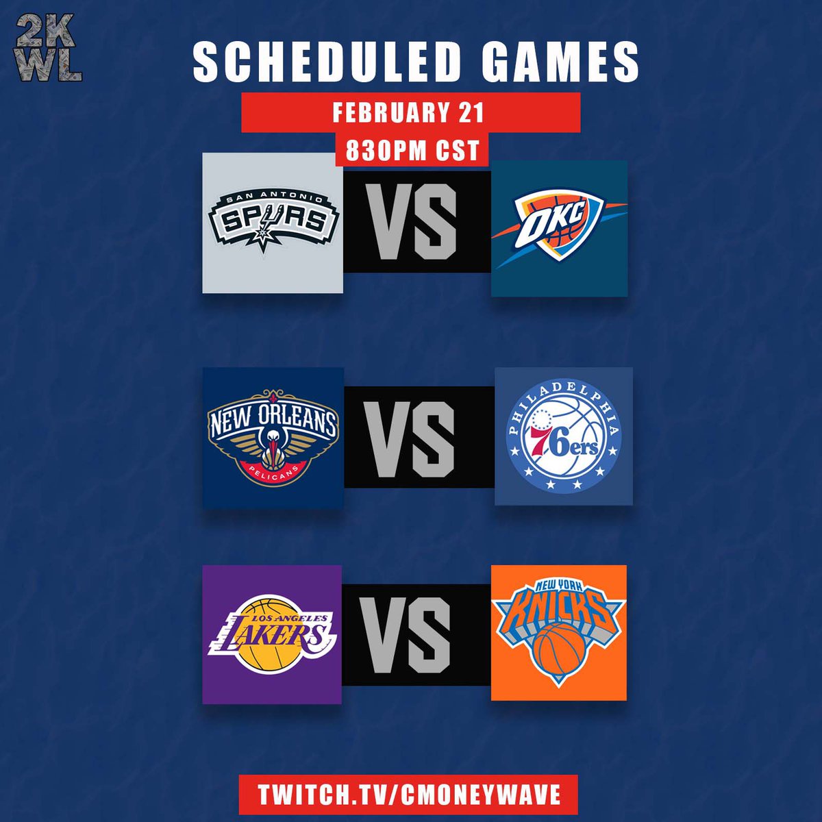 THE2KWL's tweet photo. WEEK 2 we back with more action packed games! https://t.co/ETNhr8rvEV