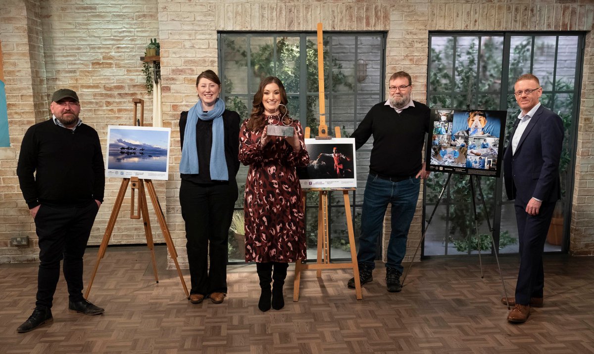 Thanks to members James Crombie, Clodagh Kilcoyne, Niall Carson and Gerry Mooney for the early start Saturday morning to appear on Ireland AM to discuss some of their winning images from the PPAI Awards