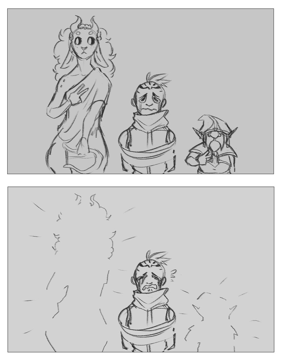 Our party couldn't agree on what to do with the (not so) evil guy
#dnd #dndart