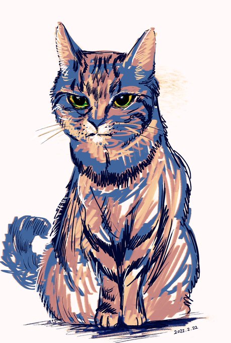 #イラスト #猫の日君に会いたいよ。 