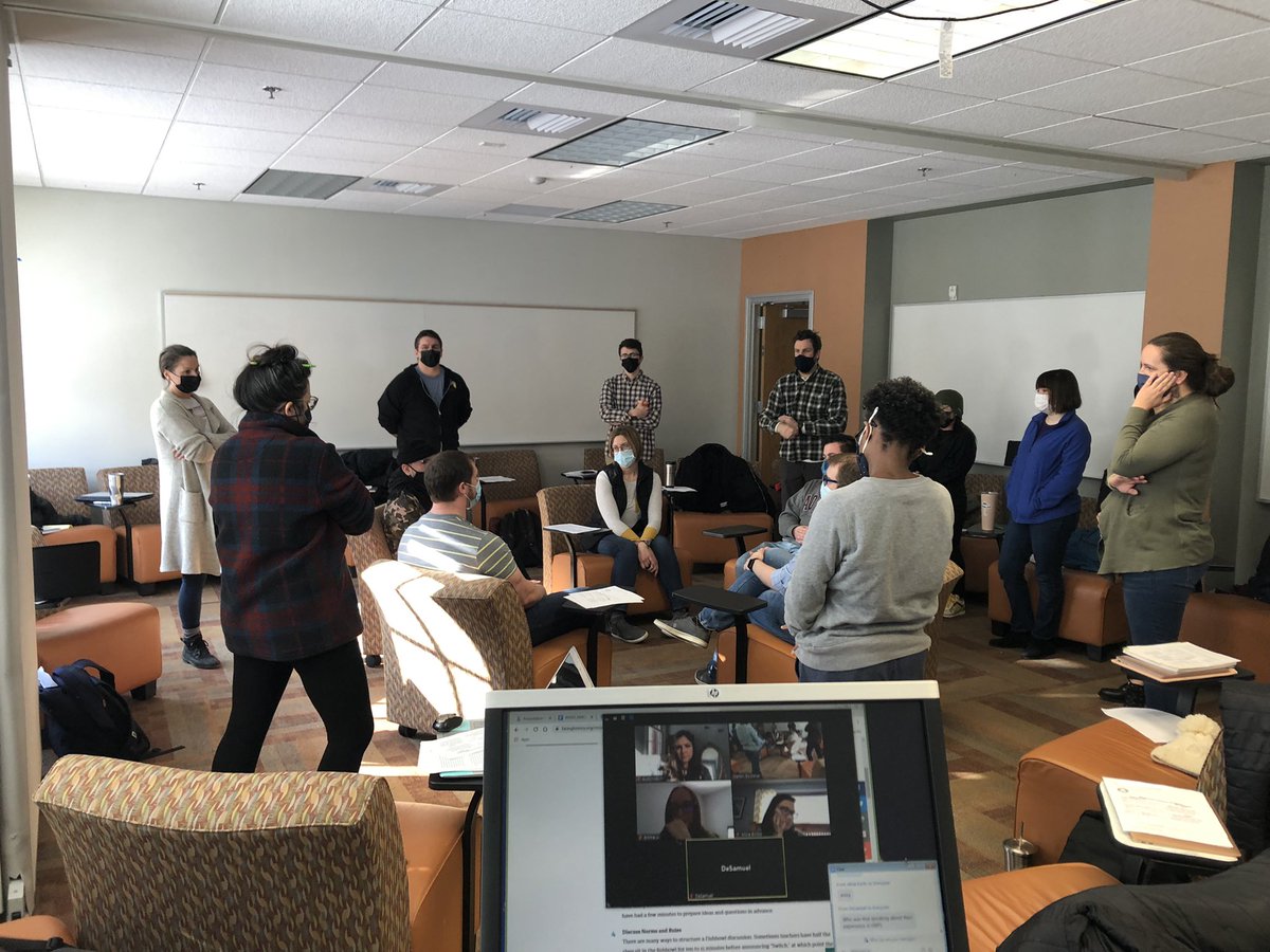 stefboutelier's tweet image. My graduate teacher candidates modeled and experienced the fishbowl discussion protocol—some enjoyed it while others despised it. #AcademicTwitter #hyflex #highleveragepractices #TEACHers #teachered