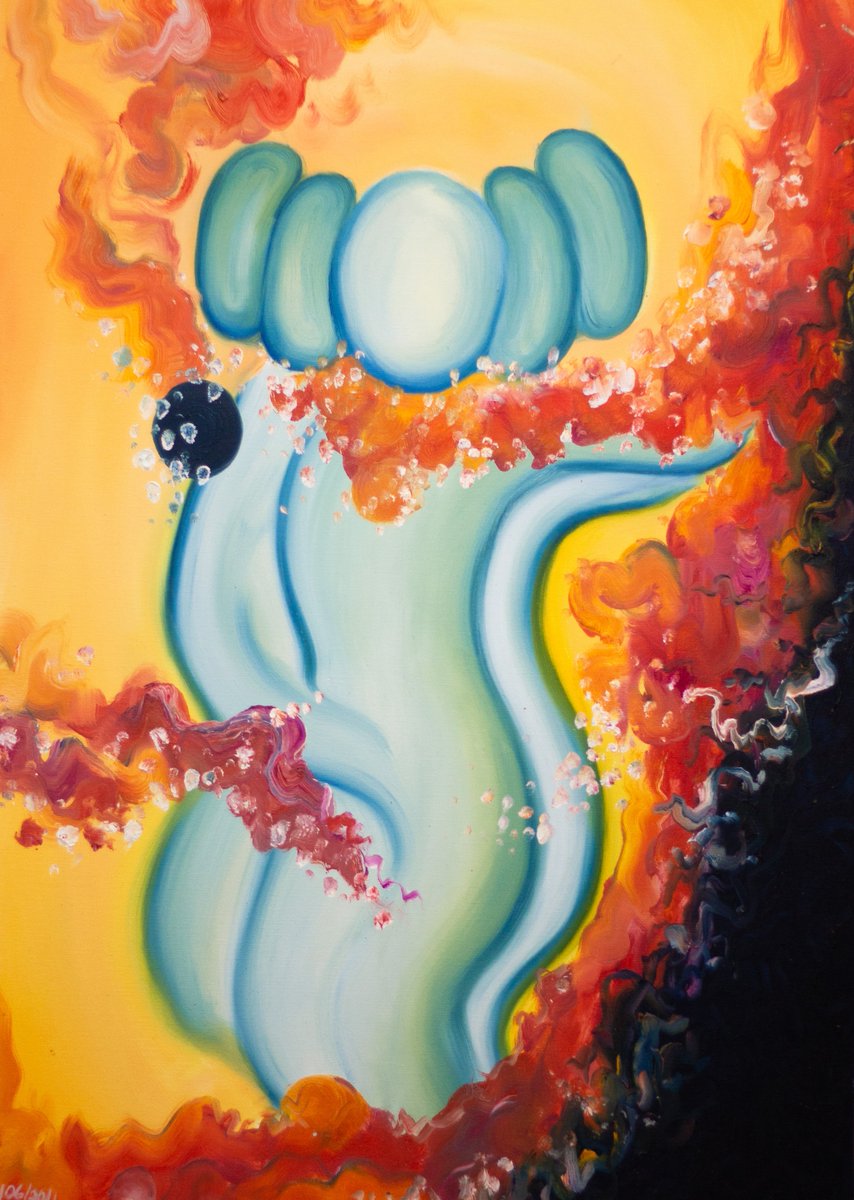 MY GENESIS "multiplicidade" on <a href="/mintbase/">Mintbase</a> 
variety of a body in movement that expands through dance with the influence of the nature we live in. oil on canvas 50x70cm  

8/10 available - 1 $NEAR 

mintbase.io/thing/FyLr_yVD… 
#NEAR #mintbase #NFTCommunity