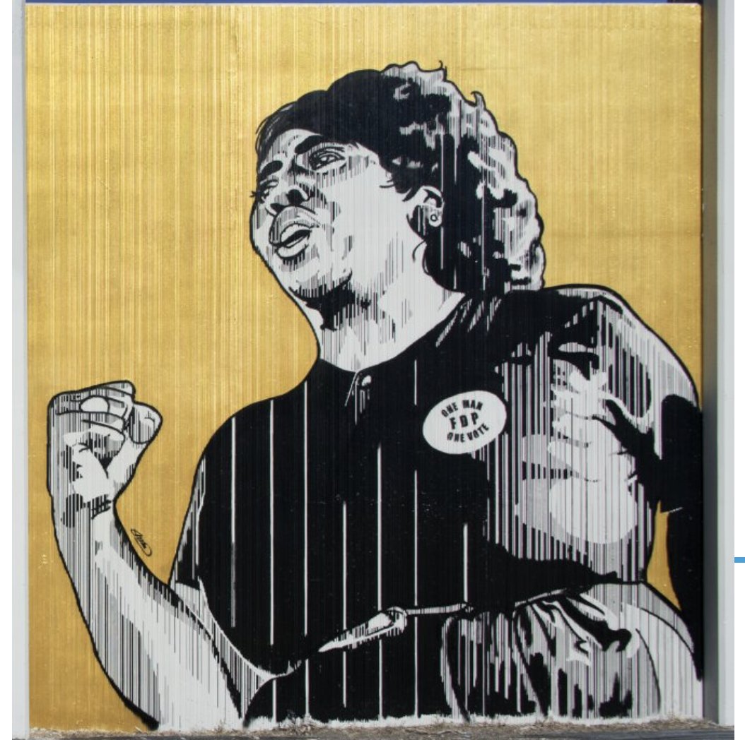 Fannie Lou Hammer (1917–1977) 

“I am sick and tired of being sick and tired,” 

Read More: ow.ly/CbMc50HROoM

#BecauseofThem
#BlackHistory365
#MorethankJustFebruary
#BlackHistoryMonth