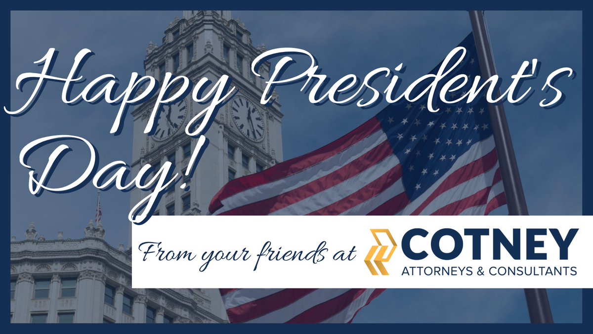 Happy President's Day from Cotney Attorneys &amp; Consultants! 
#presidentsday