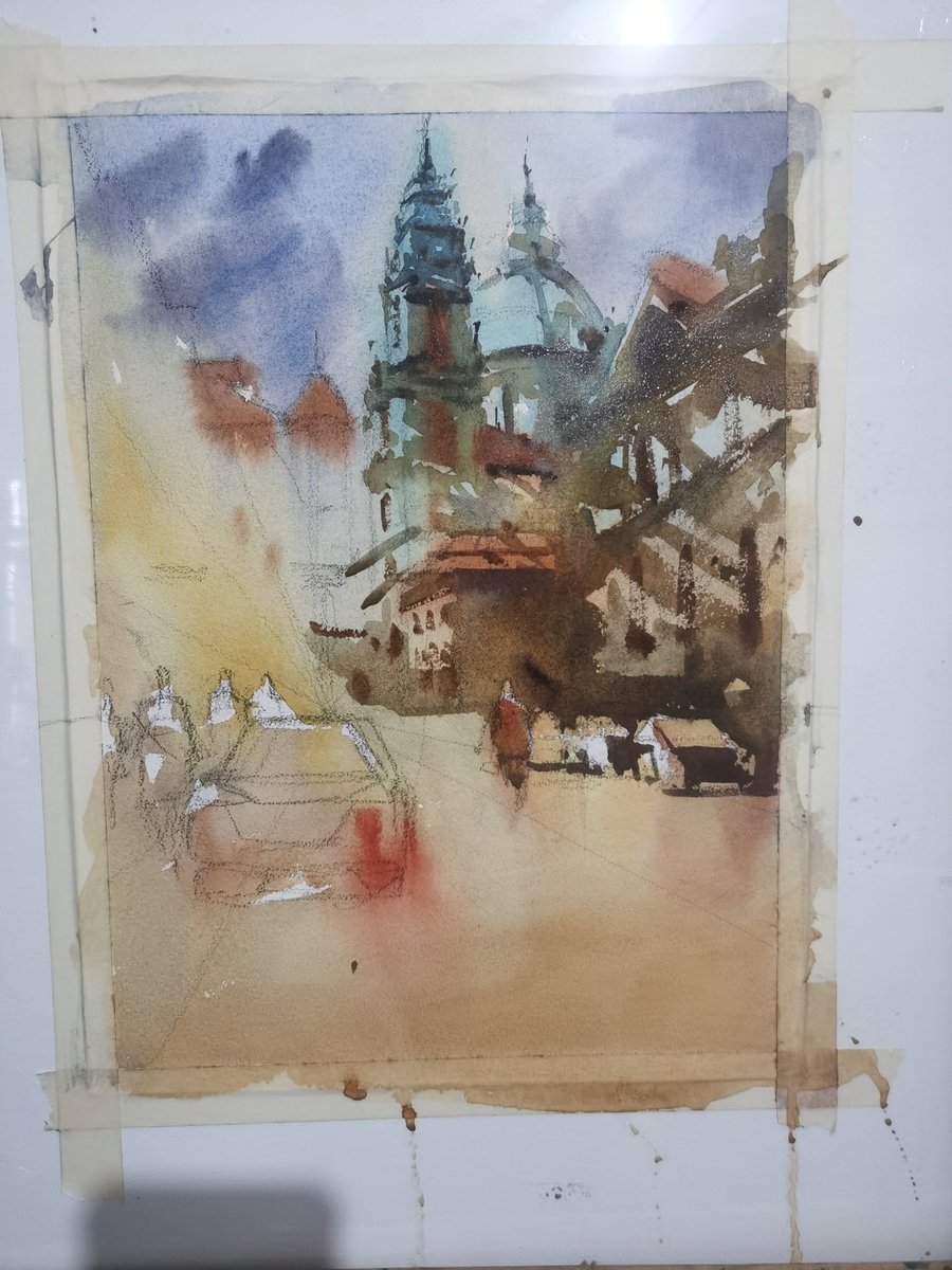 francislimart's tweet photo. Every one of us will agree that watercolor is UNPREDICTABLE sometimes it's frustrating. 

But as long as you trust the process and let watercolor work its magic, you'll convince your viewer that this piece is a GREAT ART❤️

GM Beautiful Peeps ❤️

#nft #nfteers https://t.co/6lfTV7SAxy