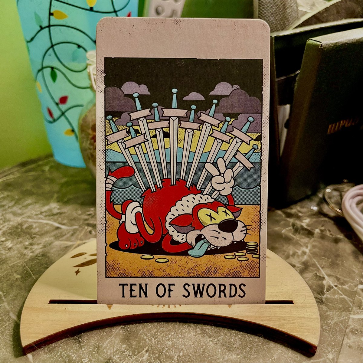 winterseverus's tweet photo. #Tarot of the Day: Ten of Swords - You cannot change the actions of another person, but you can change how you respond. (Tarot Deck: Mystical Medleys Tarot) #mysticalmedleys #tarotreading  #divination #witchcraft #witchesoftwitter https://t.co/LZZX0zHykb