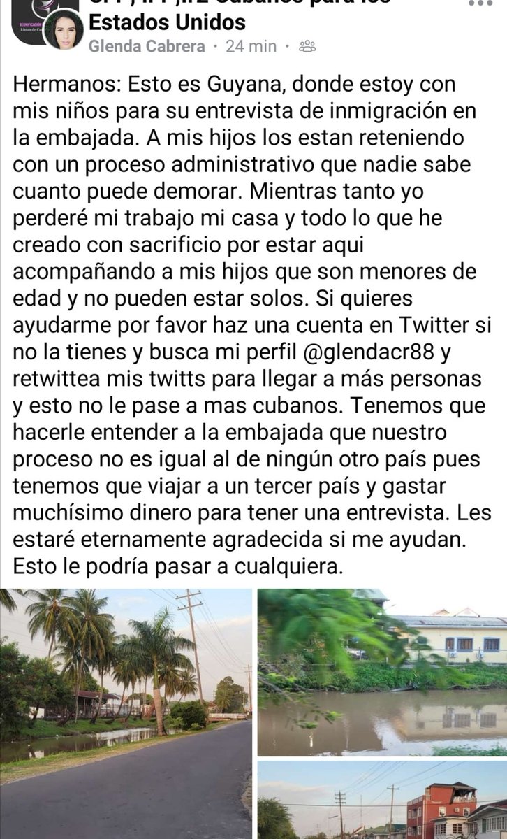 LaFamiliaEsTodo's tweet photo. @WHAAsstSecty @Cartajuanero @TravelGov @StateDept @USAenEspanol @SecBlinken @SecMayorkas @EMendrala @WHNSC @WHCOS @JOD46 @USEmbCuba @EmbassyGuyana @StateDeptSpox @JakeSullivan46 @PATRICKCNN @MarioJPenton @MVallejoTV #ConsularServicesInCuba #NoMoreInterviewsInGuyana https://t.co/hLqInRcwAI