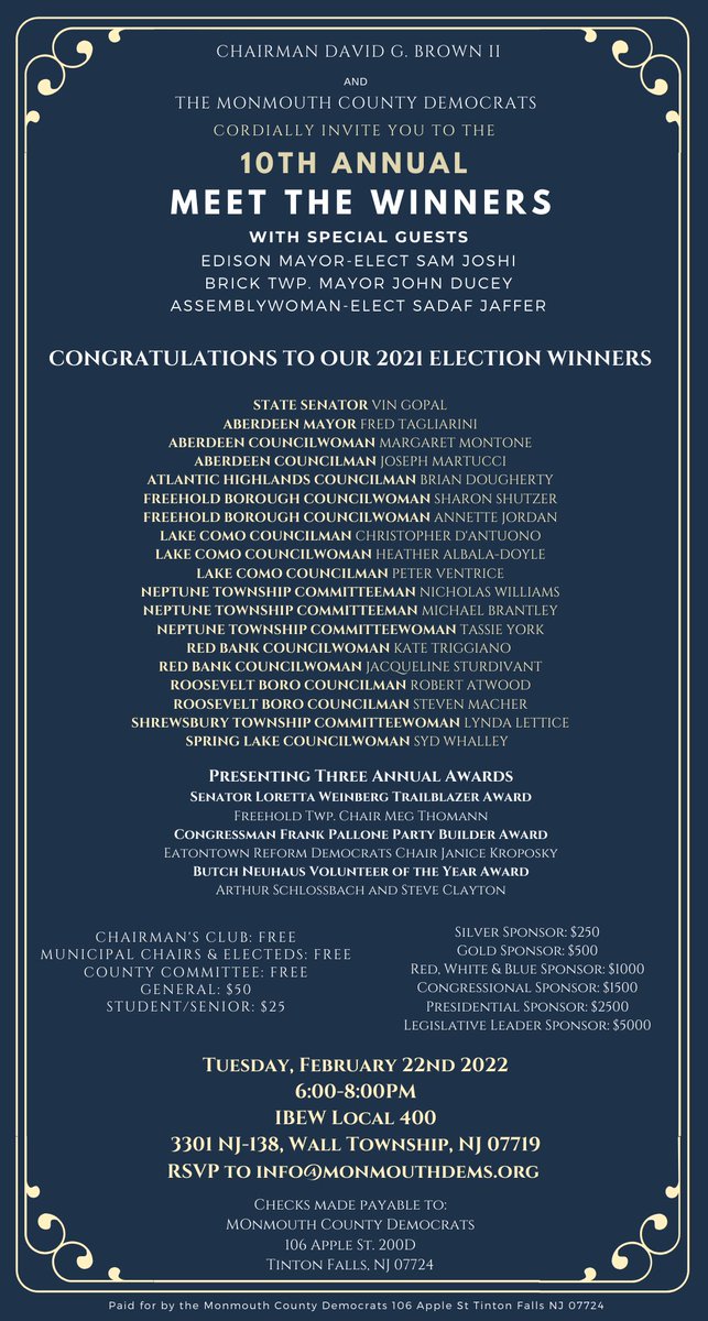 Monmouth County Dems tweet media