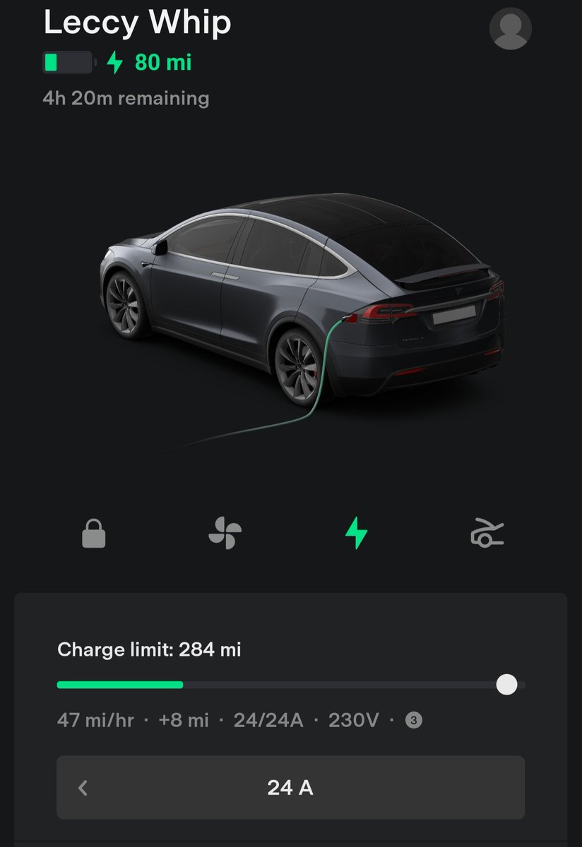 Mr50SoB's tweet photo. @elonmusk  every time I charge this it's 420 remaining..... coincidence 🤔 https://t.co/gtBZYfiUoN