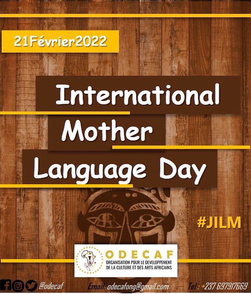 odecaf2's tweet photo. La langue est un élément constitutif du Patrimoine culturel.
#JILM #journeedelalanguematernelle #Odecaf https://t.co/9WyXur3KZO