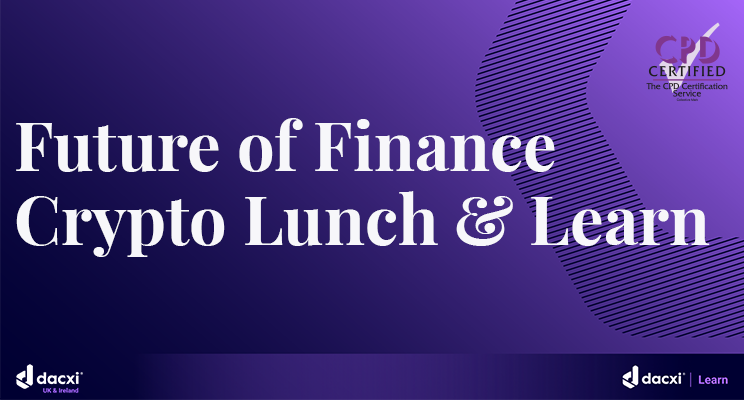 InnFin's tweet photo. 🚀 @DacxiCoin is hosting a CPD certified ‘future of finance lunch and learn’ event designed specifically to provide crypto info and education to accountants, financial advisors, wealth managers and other financial professionals.
To register: https://t.co/hABmkwpJSX https://t.co/Q8vi5Ow2qA