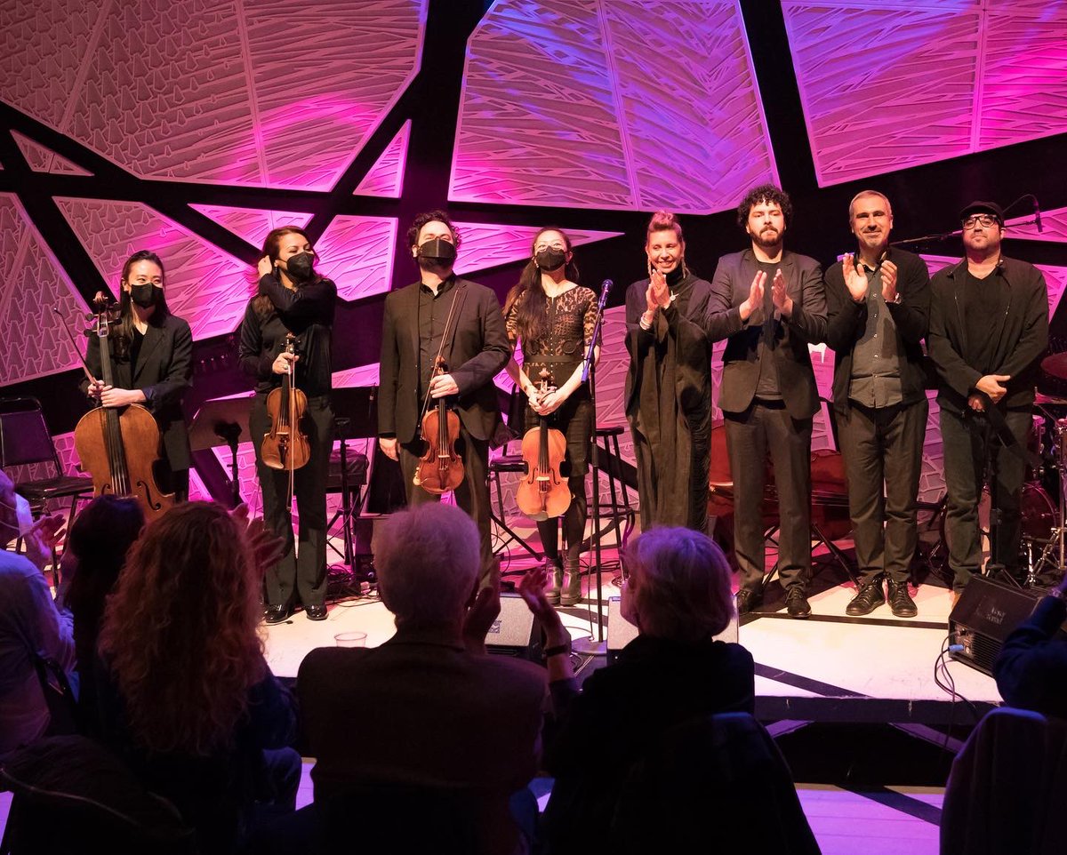 Thanks @CMA_Tweets @NationalSawdust and everyone who join us in this magical evening!