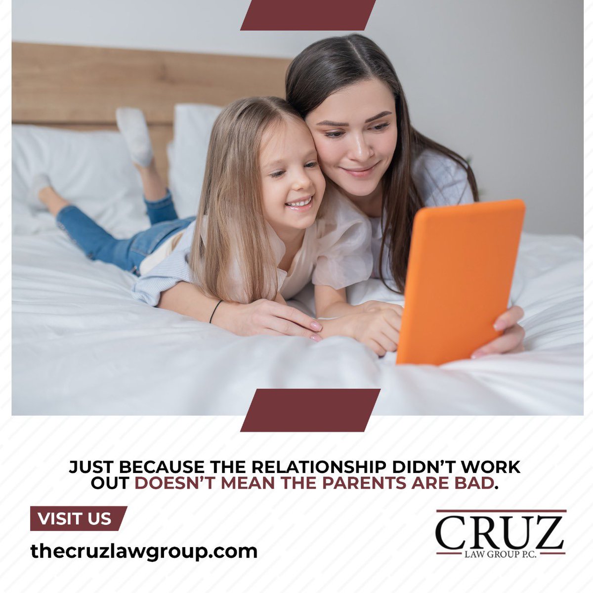 TheCruzLawGroup's tweet photo. After a divorce, parents can either be the best parents or the worst parents ever. https://t.co/yJSqe5odgp