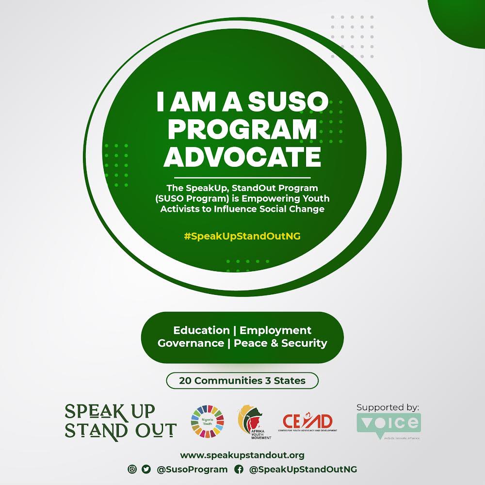 And I strongly believe in the power of art in influencing the attitude of youth towards having strong voting culture towards better governance .

#SpeakUpStandOutNG #Politics #VotingRights