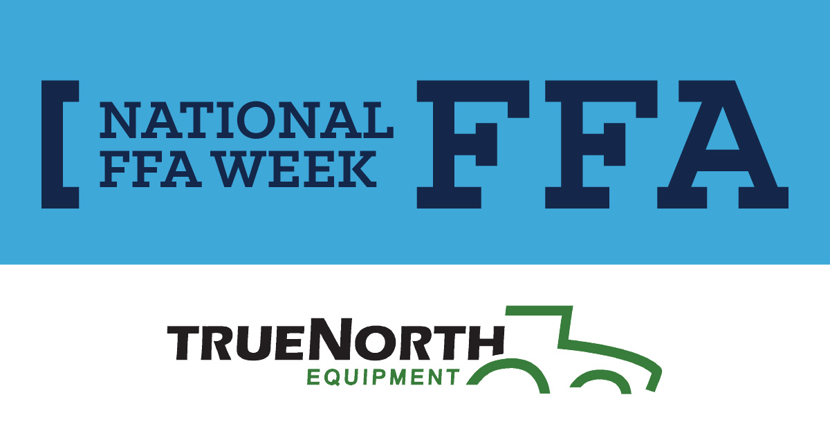 True North Equipment is a proud supporter of our community FFA Chapters! Happy National FFA Week!! 
#NationalFFAWeek #FFA #FutureFarmersofAmerica #JohnDeere #TrueNorthEquip