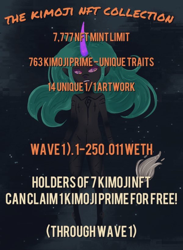 thekimoji.nft | 74% MINTED tweet media
