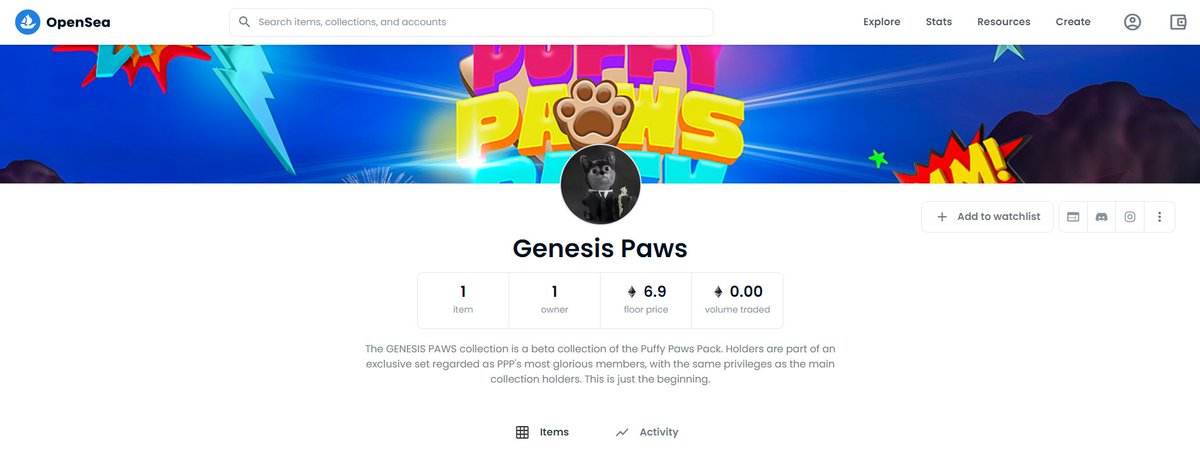 Puffy Paws Pack - MINTING LIVE tweet media