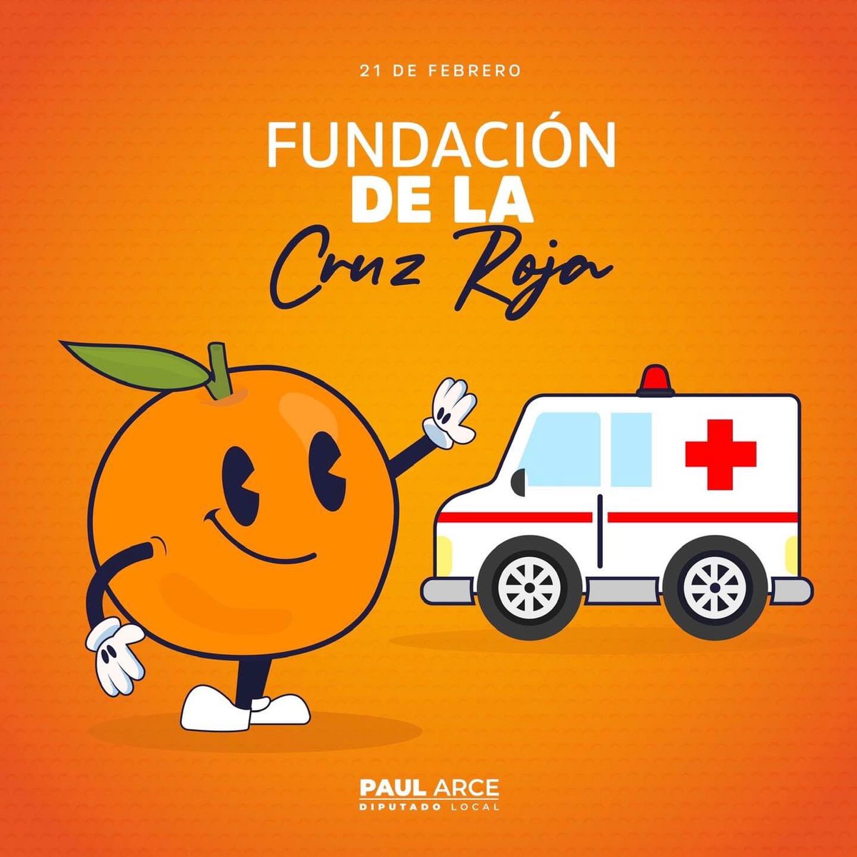 Aniversario de la fundación de la Cruz Roja Mexicana.

Muchas gracias a las mujeres y hombres voluntarios por su solidaridad y compromiso con los ciudadanos.

#PaulArce