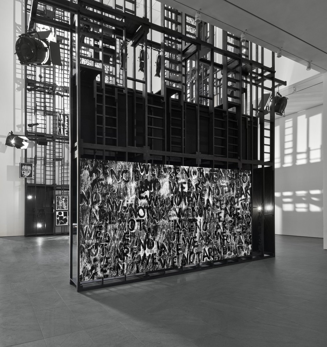 MoMA The Museum of Modern Art (@museummodernart) on Twitter photo "Sometimes the world confirms what we want it to see, and other times it denies what we want it to see or how we want to be seen."
On the final day of "Adam Pendleton: Who Is Queen?" read an interview between Pendleton and <a href="/StuartComer/">Stuart Comer</a> on #MoMAMagazine → mo.ma/3JJEsSs "Sometimes the world confirms what we want it to see, and other times it denies what we want it to see or how we want to be seen."
On the final day of "Adam Pendleton: Who Is Queen?" read an interview between Pendleton and <a href="/StuartComer/">Stuart Comer</a> on #MoMAMagazine → mo.ma/3JJEsSs