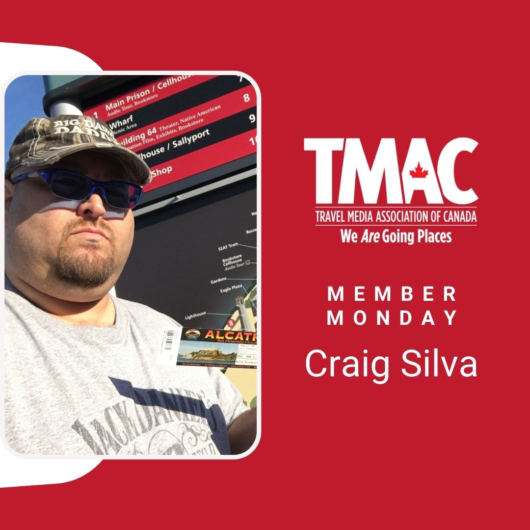 TravelMediaCA's tweet image. For this week&apos;s edition of #MemberMonday, we would like to introduce you to a new member -  Craig Silva. Craig has been creating travel content for many years on his website @BigDaddyKreativ. Find out more about Craig here: bit.ly/35jrtIw #TMACtravel #TMACmember