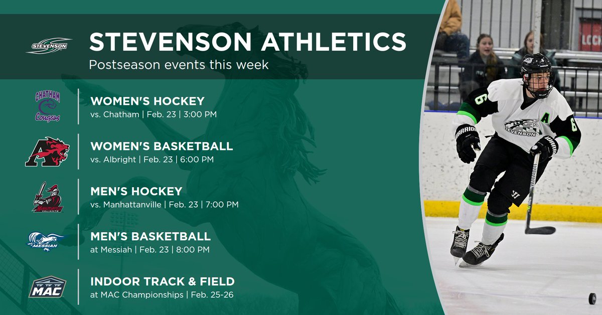 A big week of postseason action on deck for the Mustangs, including three home Quarterfinal matchups! #StangNation 

📰: gomustangsports.com/composite