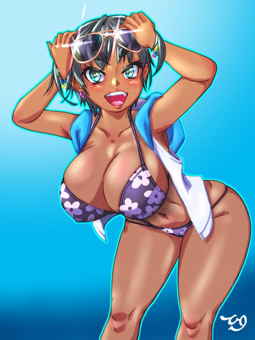 日焼け跡無しバージョンです。
#九嶺蓮歌 