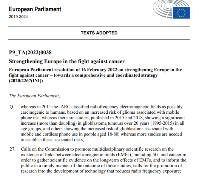 dave_ehs's tweet photo. #5G, #Cancer, and the European Parliament...

https://t.co/aPSJywzXLd https://t.co/oiiDDJG7HK