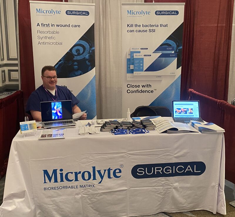 ImbedBio's tweet photo. The Imbed team had a great time at the Michigan Podiatric Medical Association Great Lakes Conference this weekend. If you missed us, swing by https://t.co/OYKbvDS6pp to learn more about Microlyte Matrix use in podiatric wound care and surgery. #surgery #woundcare https://t.co/bN9eiG8qnS