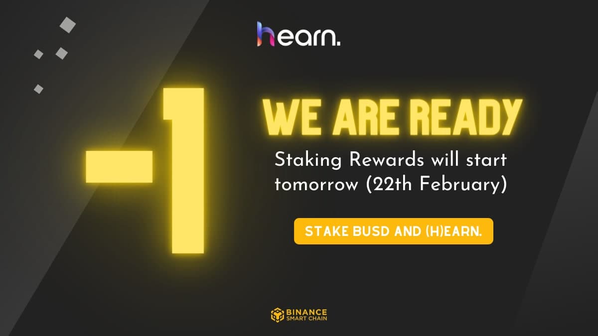 Staking reward for BUSD stakers will start tomorrow 10:00 AM UTC. Haven't staked BUSD yet? You are missing our 9700% APR on BUSD
#BUSD #StableCoin #staking #newlisting #fairlaunch