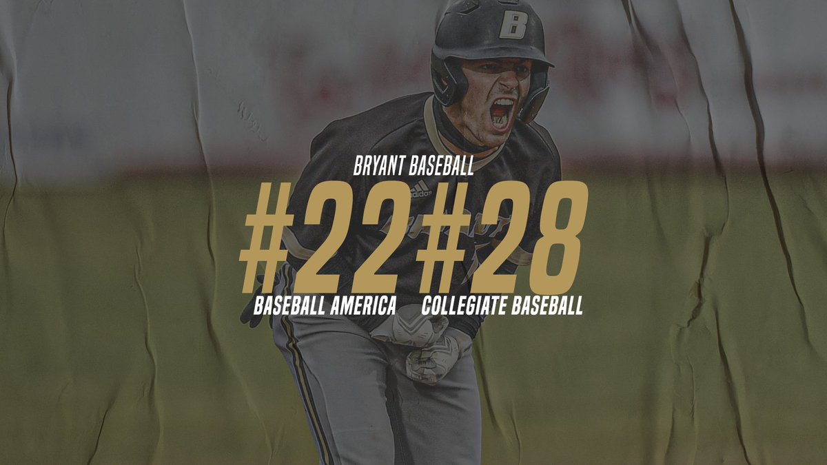 How we feelin, Bulldogs!?

Bryant is ranked No. 22 by <a href="/BaseballAmerica/">Baseball America</a> and No. 28 by <a href="/CBNewspaper/">Collegiate Baseball</a> following a three-game sweep of East Carolina.