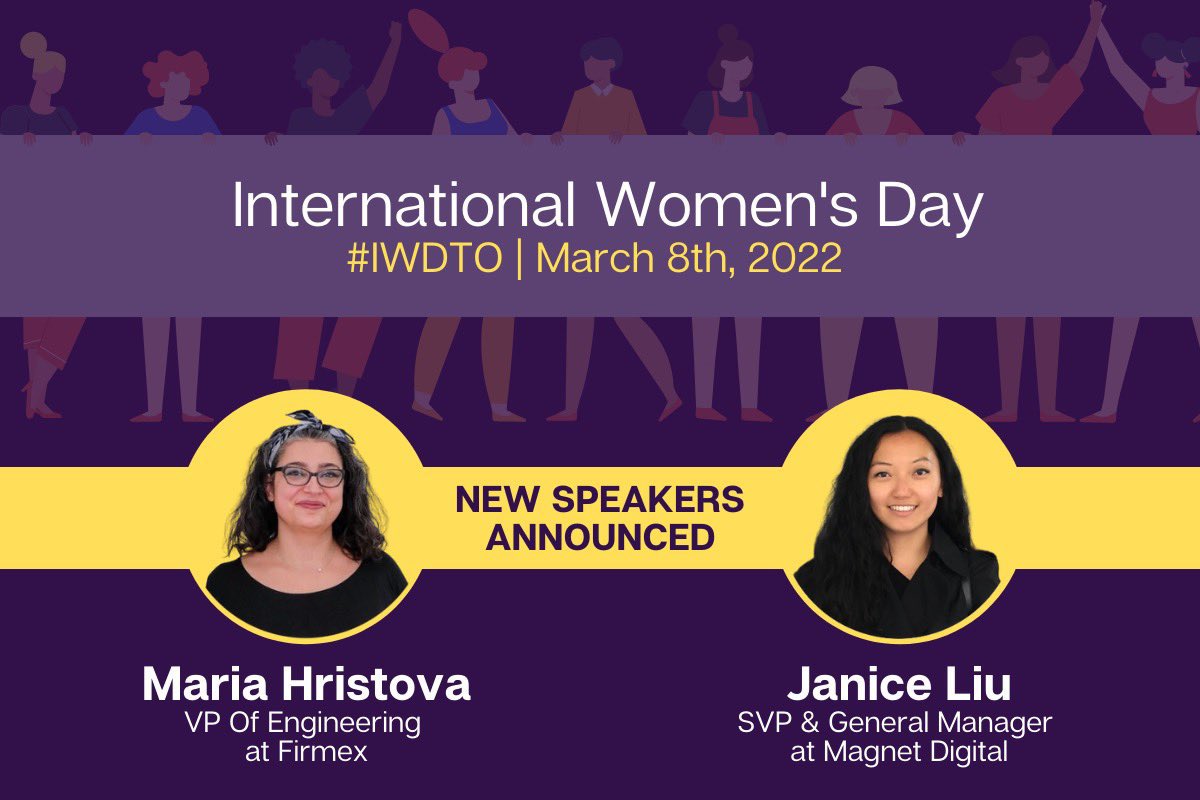 Join us for the 7th evening of tech and talks to celebrate, inspire and empower! 

Excited to welcome speakers again to the #IWDTO stage on March 8th with partners <a href="/PerpetuaLabs/">Perpetua</a> <a href="/Intelliware_Inc/">Intelliware Dev Inc.</a> and @telusdigital 

 techto.org/events/techtog…