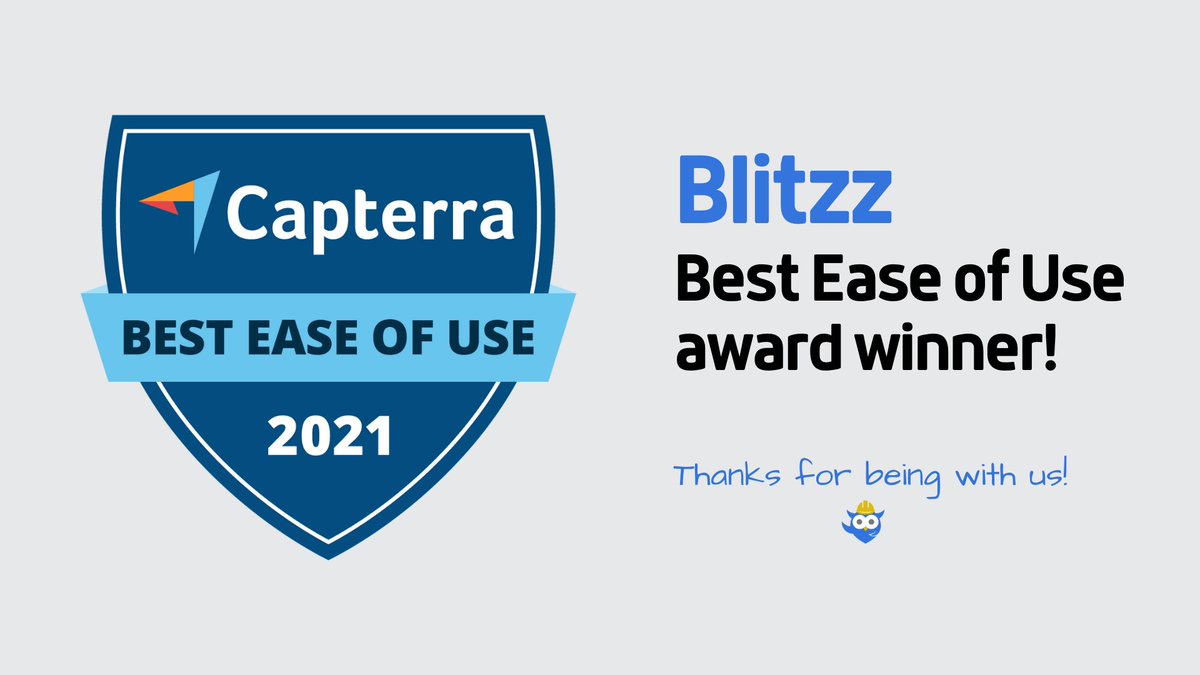 blitzz_co's tweet photo. Very excited to share our most recent accomplishment at Blitzz Remote Video Assistance.

Have you heard of the Gartner Best Badge Program?

You're looking at a proud new badge recipient! 😊

👇👇👇

#business #success #capterra #kudos https://t.co/KbfP78bHYY