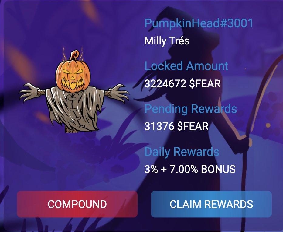 First Giveaway is live in Discord!! Don't miss it!
<a href="/SpookyverseFi/">Spookyverse</a> 3M $FEAR NFT!!

discord.com/channels/94465…

#FAFz #Fiendz #FTMFiendz #NFT #NODE #FTM #FANTOM