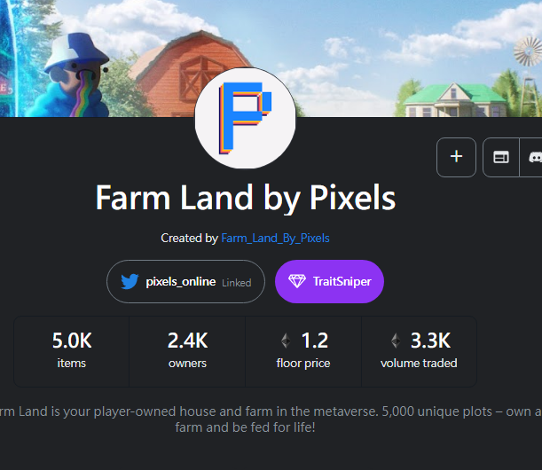 LeoChang119's tweet photo. Keep rolling @pixels_online #farmland #NFTCommunity https://t.co/6lTEN40KCs