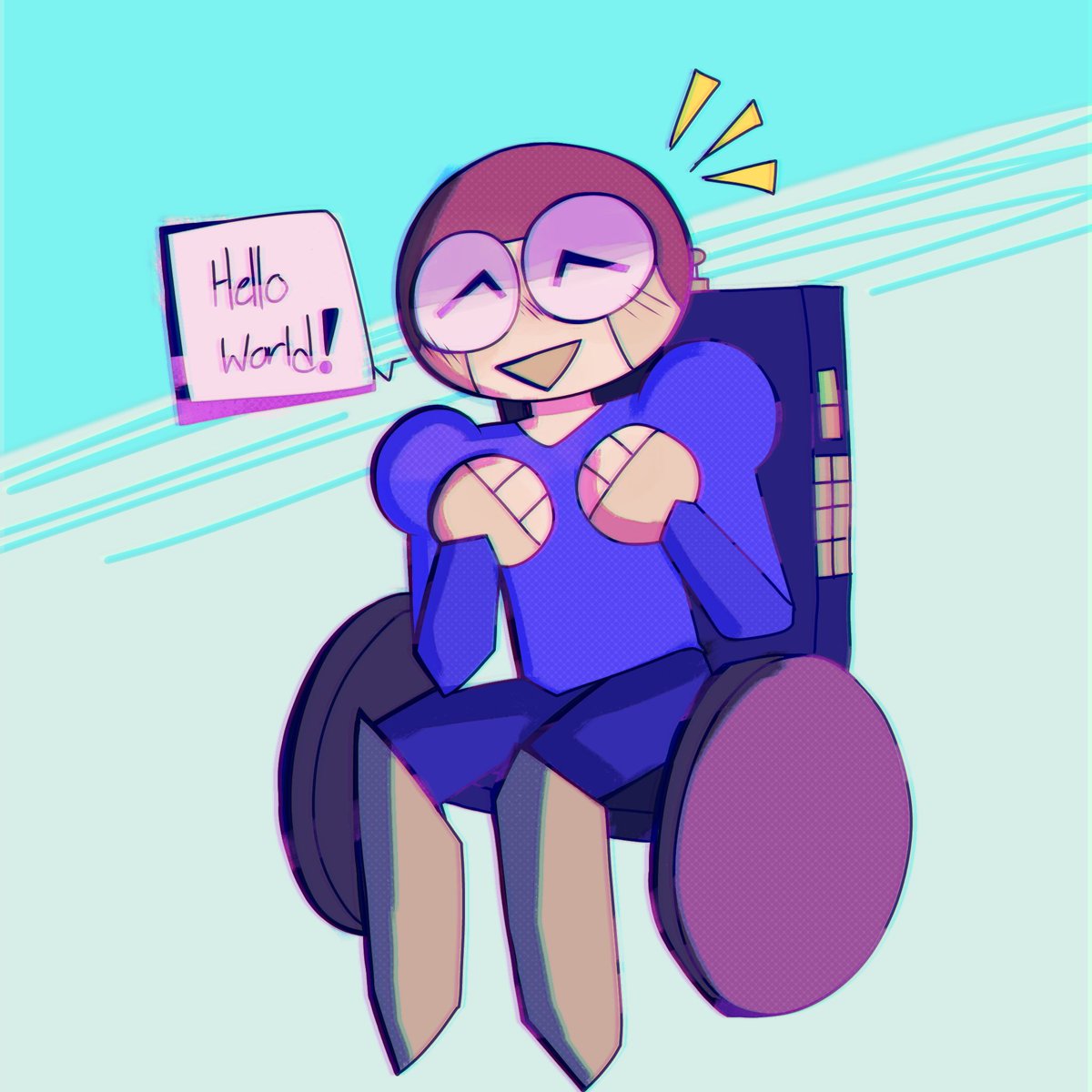 Strawowoberry1's tweet photo. Hello!
Robot AU collab w/ @ressivh 
#daveandbambi https://t.co/9iFkk8XvxG