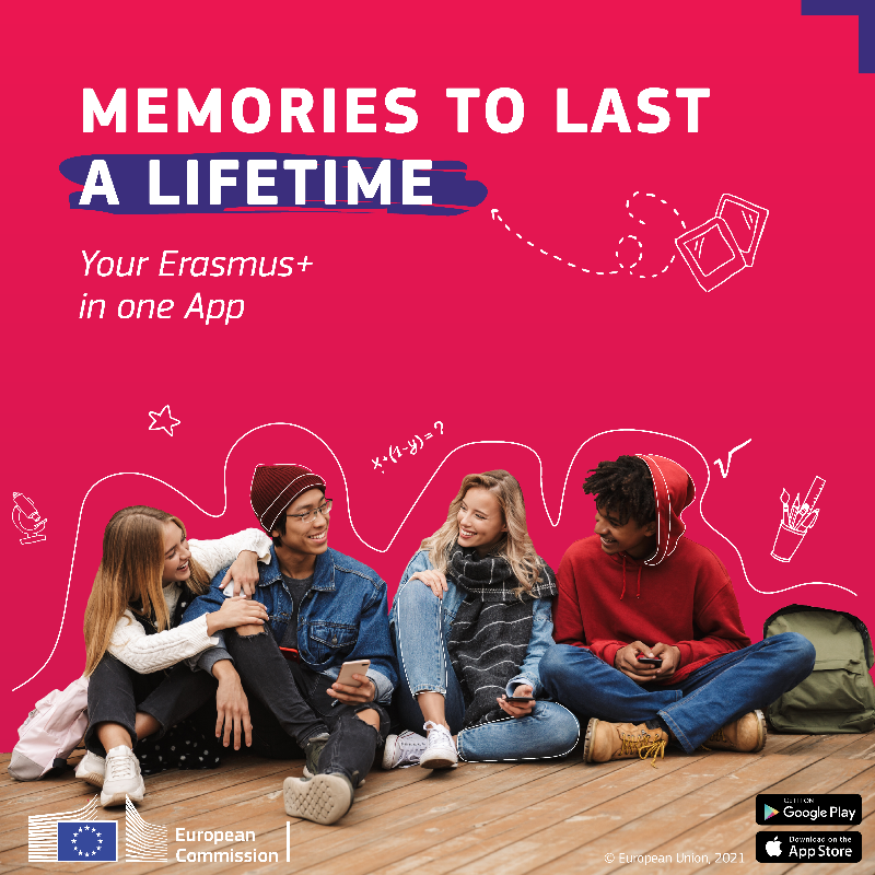 EUErasmusPlus's tweet photo. If you are planning to participate in the #ErasmusPlus programme you should know that the #ErasmusApp can make it a lot easier for you by cutting through the red tape.

Download the app and create your account today ➡️ https://t.co/CRUgu3fUgY https://t.co/ybishSmliY