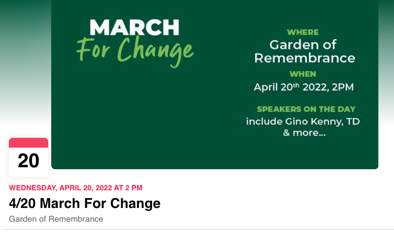 freemyweed's tweet photo. This 420 we ask you to join the Major Group for Cannabis Reform as we ‘March For Change’ down Dublin’s historic O’Connell Street &amp; on to Dáil Éireann to campaign for  #cannabisreformireland
https://t.co/lDEJHrjSsC https://t.co/3t3Hx9uMSO
