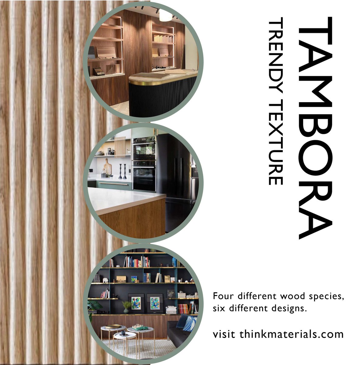 Slatted wood panels with different forms of textures, new possibilities with design || Tambora

For samples visit ThinkMaterials.com
We give you samples and service.

#modern #design #woodpanels #materials #architecture #interior