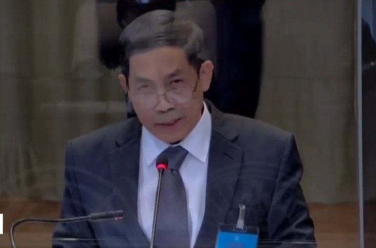 MayWongST's tweet photo. .@SpecialCouncil founders like @YangheeLeeSKKU didn't mince their words when they described @CIJ_ICJ #TheGambia vs #Myanmar hearing as a "disgrace", "outrageous", "high point in UN dysfunctionality" by allowing #military-appointed minister as nation rep #WhatsHappeningInMyanmar https://t.co/stQOsqzZln