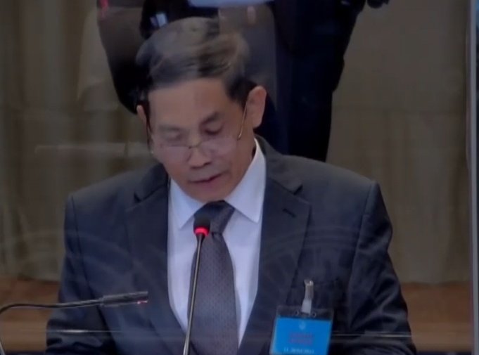 MayWongST's tweet photo. .@SpecialCouncil founders like @YangheeLeeSKKU didn't mince their words when they described @CIJ_ICJ #TheGambia vs #Myanmar hearing as a "disgrace", "outrageous", "high point in UN dysfunctionality" by allowing #military-appointed minister as nation rep #WhatsHappeningInMyanmar https://t.co/stQOsqzZln