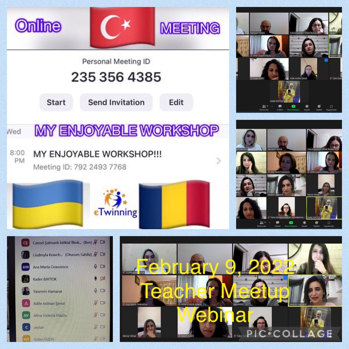 canseltosun1's tweet photo. #MyEnjoyableWorkshop                      @kaderkocak                                           @y_hamarat                                             @tretwinning                                           @eTwinningDestek                                 @Halkahavliio https://t.co/aDBFLtJa1o