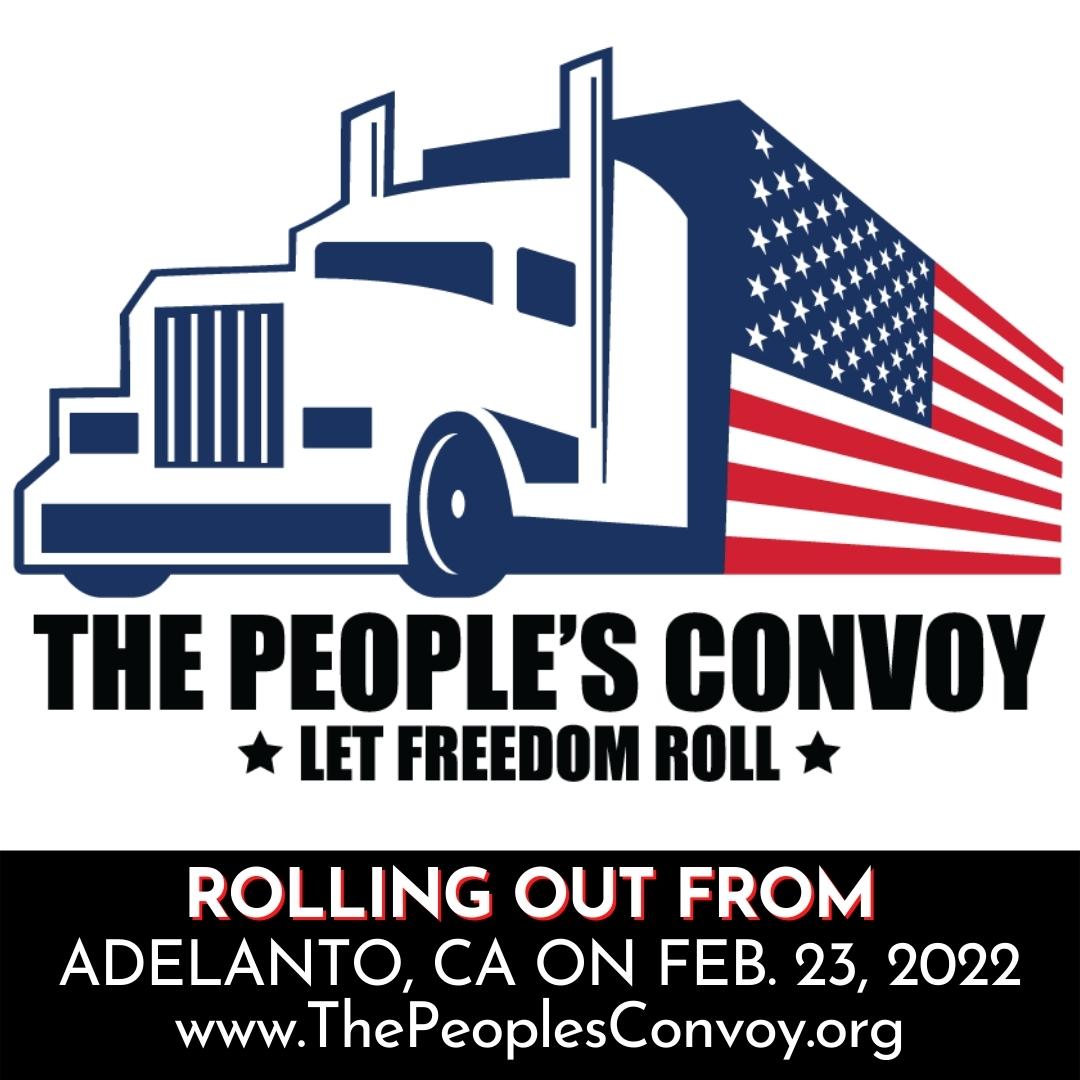 UnityProjectUSA's tweet photo. Will we see you there to send off @thepeoplesconvoyusa on Feb. 23rd at the Adelanto Stadium? Come out and support these brave patriots as they depart to drive across the country. #ThePeoplesConvoy #LetFreedomRoll https://t.co/CS7TKYMfM7