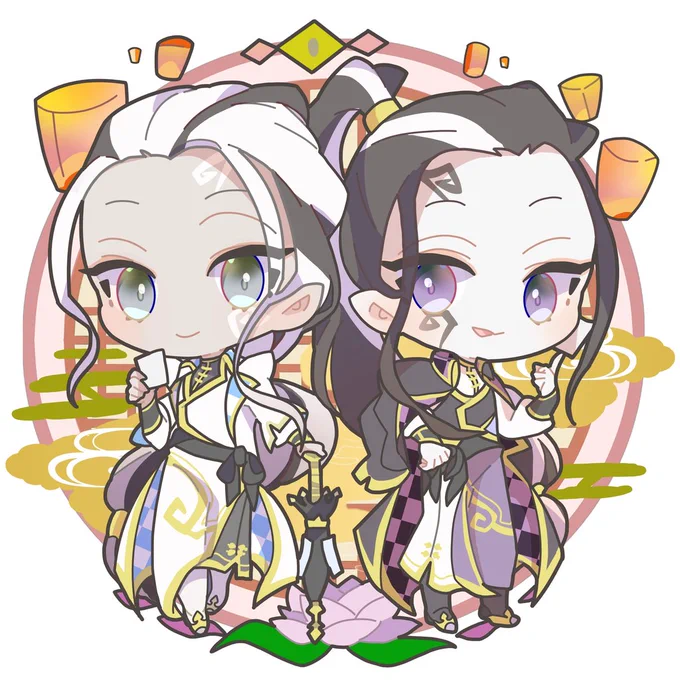 『 白黒無常 ☂️🔔』 

 #第五人格イラスト 