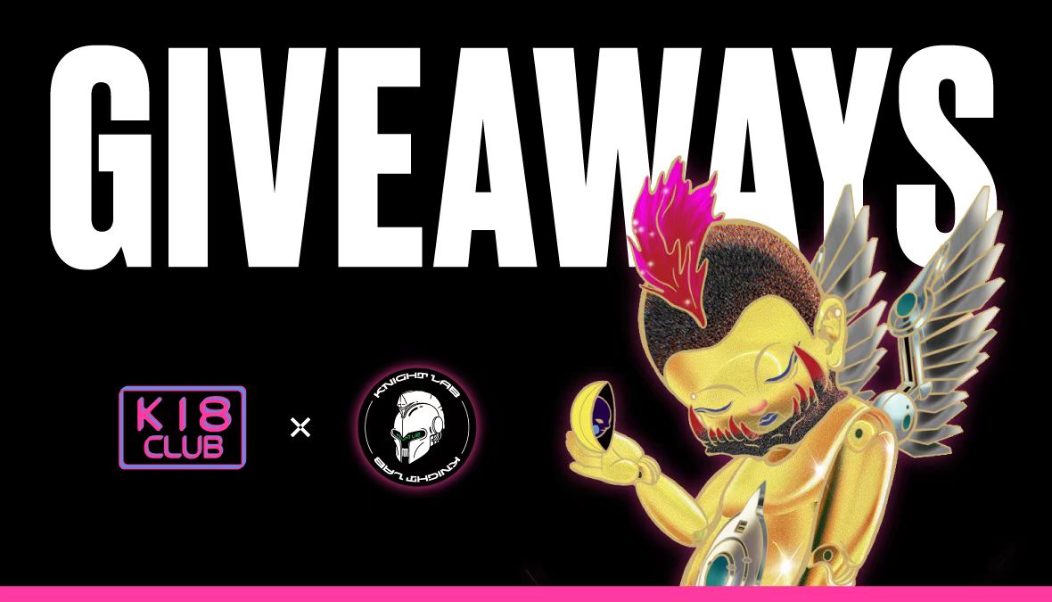 K18NftClub's tweet photo. 🚀🚀K18NftClub x Knight Lab WL Giveaway🚀🚀
We are giving away @KnightLabNFT  x5 whitelist spot!

TO ENTER： 
1. Follow @K18NftClub and @KnightLabNFT
2. Retweet &amp; Tag 3 friends 
3. Comment on twitter https://t.co/laDx6BMuiN