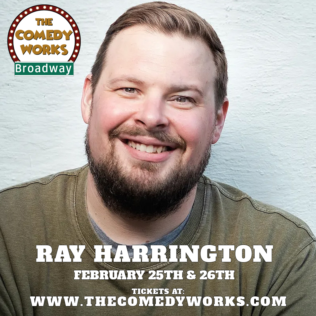 ComedyWorksUSA's tweet photo. THIS WEEKEND!  Make plans now to see RAY HARRINGTON (as seen on Conan).  Ray always puts on a hilarious show and no two shows are ever the same!  Get tickets for just $20 in advance at https://t.co/kgm0TrytEo https://t.co/yK6Hpxkb5A
