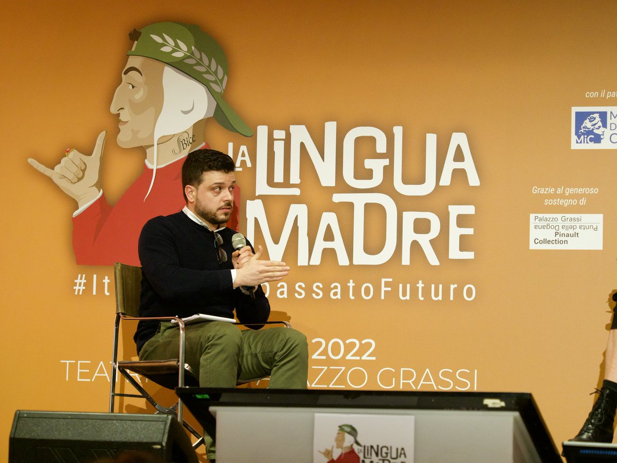 aprimondo's tweet photo. “La mia bella convenienza”, l’italiano dell’economia a #lalinguamadre #LLM con Daniele Mazzacani e Gabriele Giacomini, conduce @vera_gheno #lalinguamadre #ItalianoTrapassatoFuturo #LLM #1nt #SL1nt #aiicitalia #interpretariato #interpreti #1nt #terps #simultanea #interpretazione https://t.co/IWRNX6AS5E